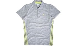 Adidas męska koszulka polo sportowa, szaro-żółta, V37343