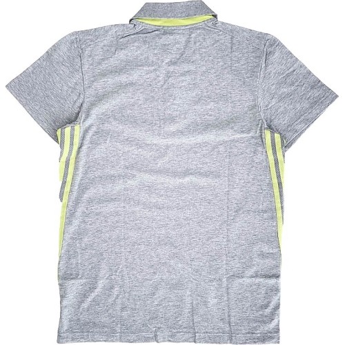 Adidas męska koszulka polo sportowa, szaro-żółta, V37343