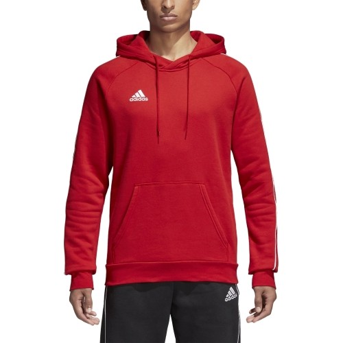 Bluza Adidas Core 18 Hoodie, czerwona CV3337