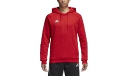 Bluza Adidas Core 18 Hoodie, czerwona CV3337