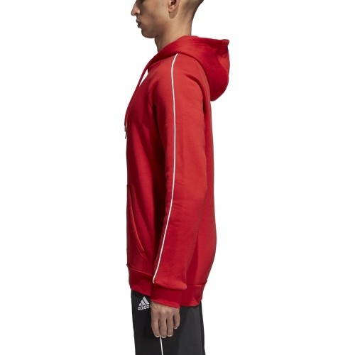Bluza Adidas Core 18 Hoodie, czerwona CV3337