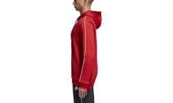 Bluza Adidas Core 18 Hoodie, czerwona CV3337