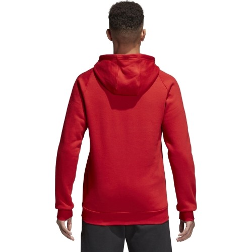 Bluza Adidas Core 18 Hoodie, czerwona CV3337