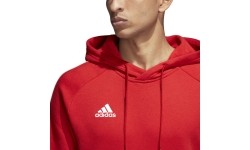 Bluza Adidas Core 18 Hoodie, czerwona CV3337