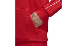 Bluza Adidas Core 18 Hoodie, czerwona CV3337