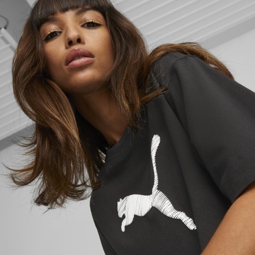 Koszulka damska Puma Her Tee czarna 673107 01