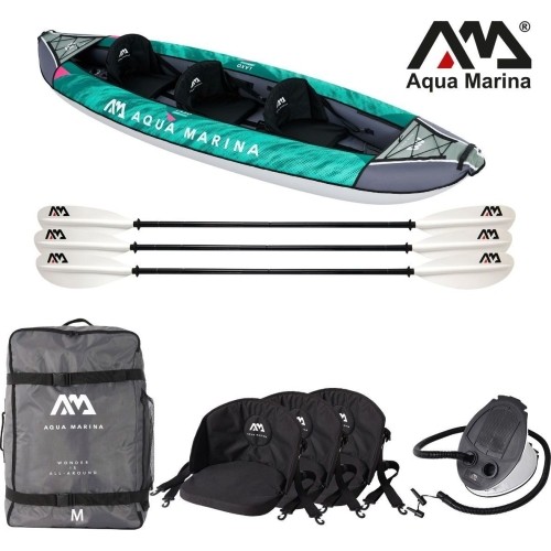 Kajak rekreacyjny Aqua Marina Laxo 380, 3-osobowy (2022)