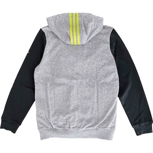 Bluza młodzieżowa Adidas YB RD KN FZHD Grey Black S22627