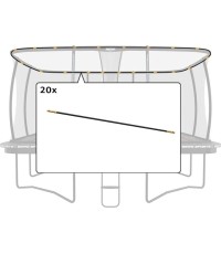 Siatka ochronna Ultim Safety Net DLX XL – zestaw rurek namiotu 5x5