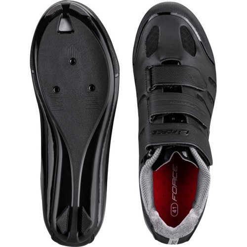 Buty szosowe FORCE Lash (czarne) 47