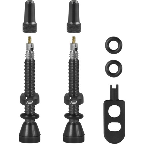 Zawory do opon bezdętkowych FORCE 2xFV 44mm (czerwone)