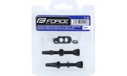 Wentyle FORCE do opon bezdętkowych 2xFV 44mm (czerwone)