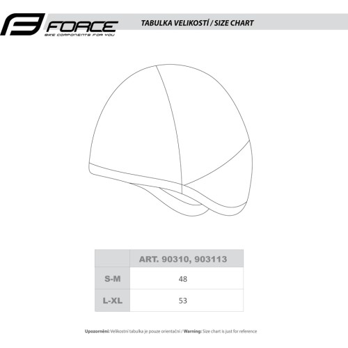 Ocieplacze pod pachy FORCE FREEZE zimowe (czarne) L-XL