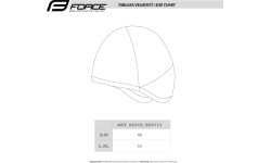 Ocieplacze pod pachy FORCE FREEZE zimowe (czarne) L-XL