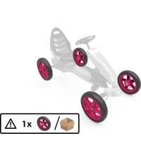 Koło różowe 12.5x2.5-9 slick
