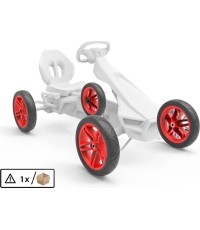 Koło czerwone 12.5x2.50-9 slick