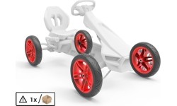 Koło czerwone 12.5x2.50-9 slick