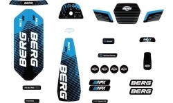 Rally - Zestaw naklejek APX Blue