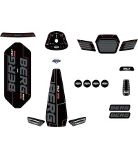 Rally - zestaw naklejek NRG Orange