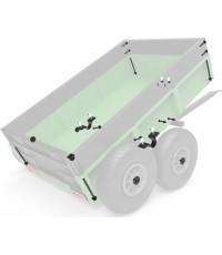 Duża przyczepa - zestaw montażowy Przyczepa tandemowa XL