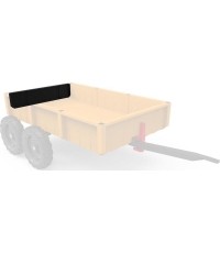 Duża przyczepa - tylna klapa czarna