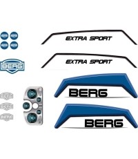 XL Frame - zestaw naklejek Basic/Extra Blue