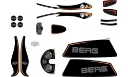 XL Frame - zestaw naklejek Black Edition