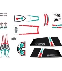 Zestaw naklejek Race do ramy XL