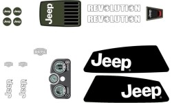 Rama XL - zestaw naklejek Jeep® Revolution