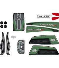 Ramka XL - Zestaw naklejek Fendt