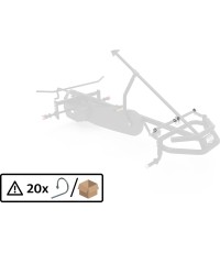 Rama XL - Sprężyna zabezpieczająca drążek kierowniczy (20x)