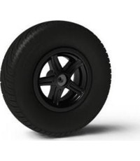 Koło 5 ramienne czarne 400/140-8 slick prawe