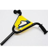 Buzzy - Kierownica czarna wraz ze spojlerem Żółty