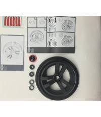 Koło szaro-czarne 9x2 (osłona Fiat 500)