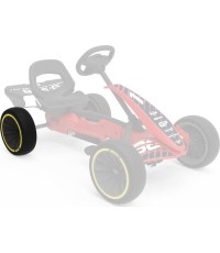 Koło szaro-czarne 10x3 tył