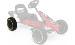 Koło szaro-czarne 10x3 tył