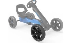 Koło czarne 10x2,5 przód + naklejka Roadster