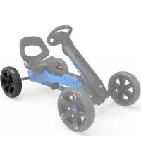 Koło czarne 10x2,5 tył + naklejka Roadster