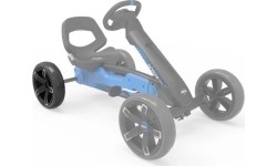 Koło czarne 10x2,5 tył + naklejka Roadster