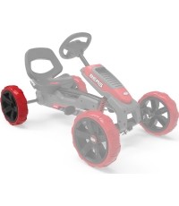 Koło czarne-czerwone 10x2,5 tylne prawe