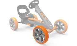 Koło szaro-pomarańczowe 10x2,5 przód