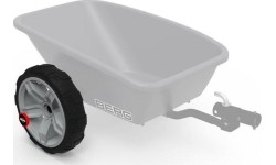 Koło szaro-czarne 10x2,5 lewe (osłona czerwona)