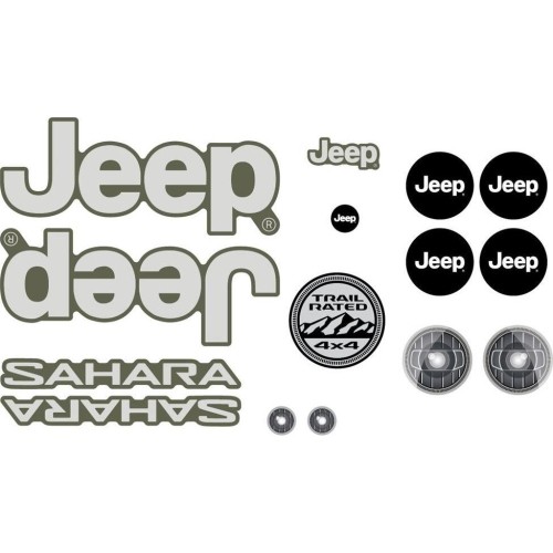 Buzzy - Zestaw naklejek Sahara