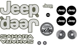 Buzzy - Zestaw naklejek Sahara