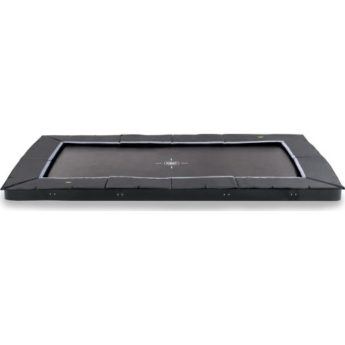 EXIT Dynamiczna trampolina sportowa naziemna 275x458cm - czarna