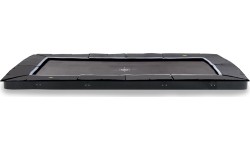 EXIT Dynamiczna trampolina sportowa naziemna 275x458cm - czarna