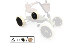 Koło 9x2 - Czarny/Beżowy tył