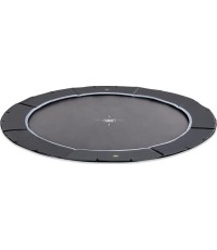 Trampolina sportowa naziemna EXIT Dynamic ø366cm – czarna