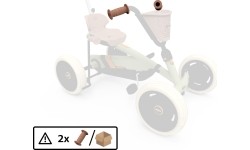 Uchwyt do ręki d22x90mm brązowy (2x)