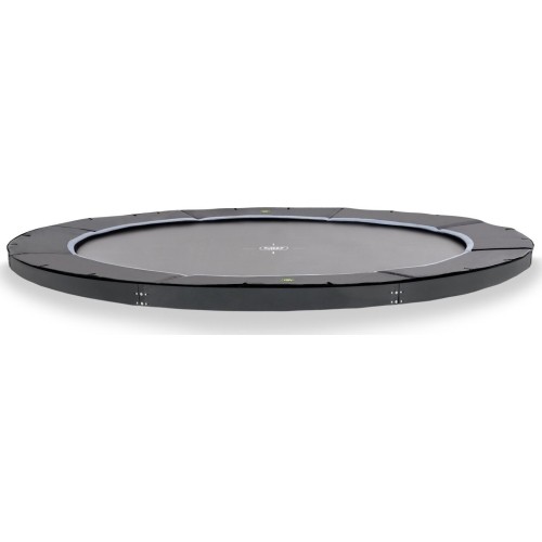 Trampolina sportowa gruntowa EXIT Dynamic ø427 cm – czarna